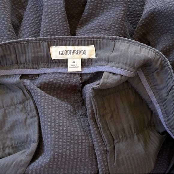 Goodthreads Black Flat Front Shorts Versatile Summer Essential - Picture 8 of 8